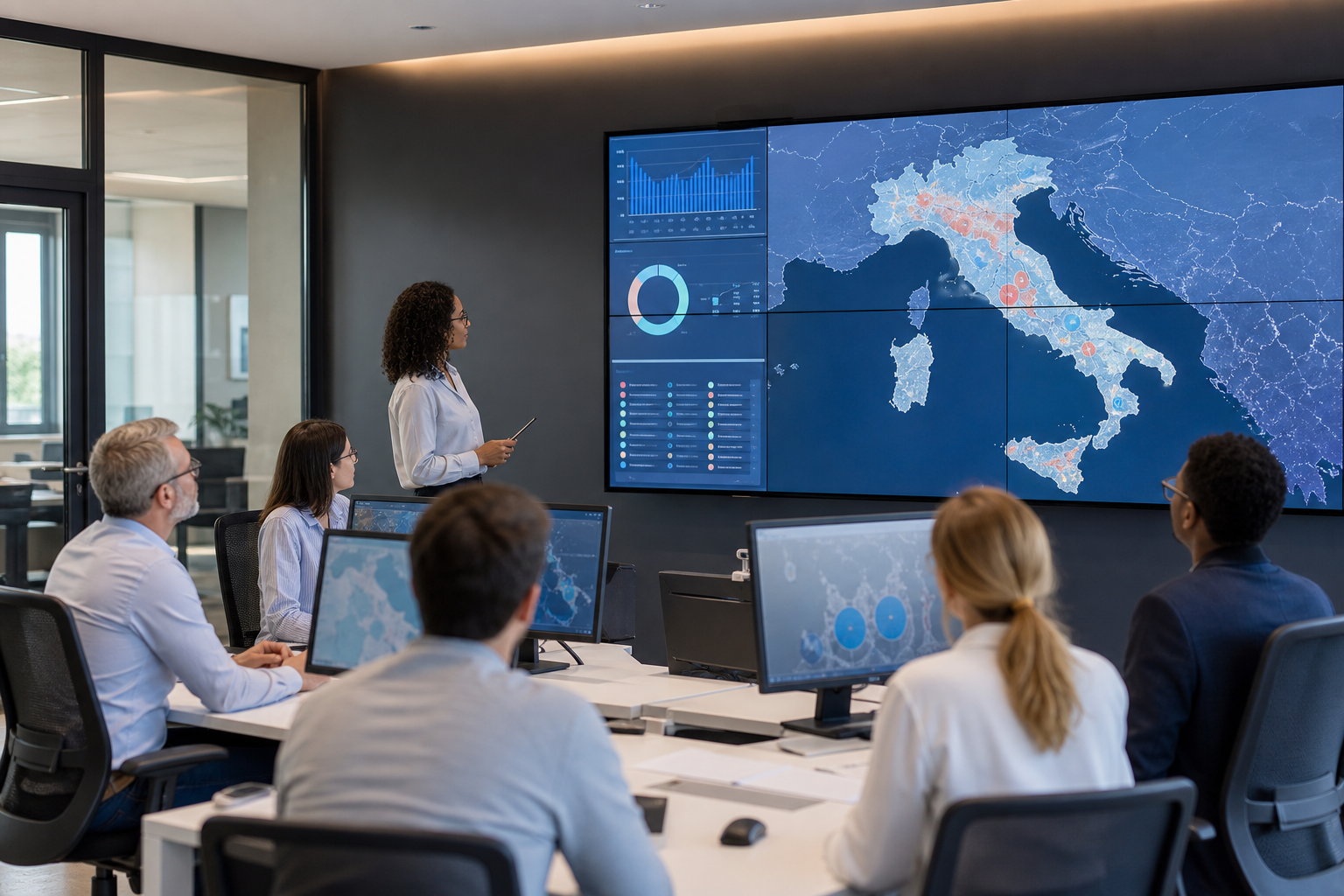 Digital Health Surveillance Platform Control Room