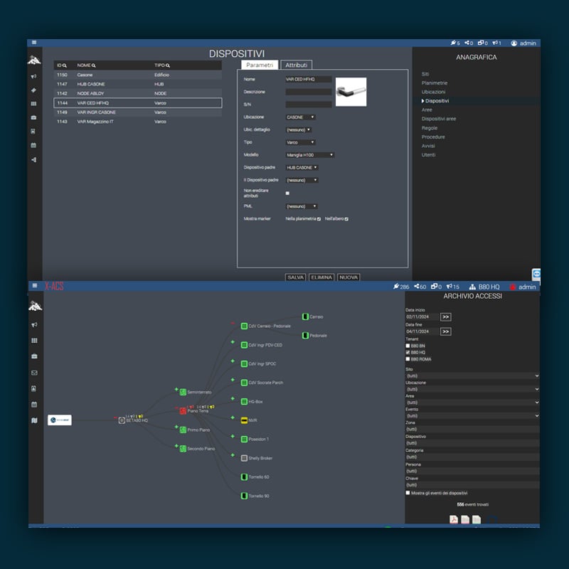 ECM_Acces control system_Sreen