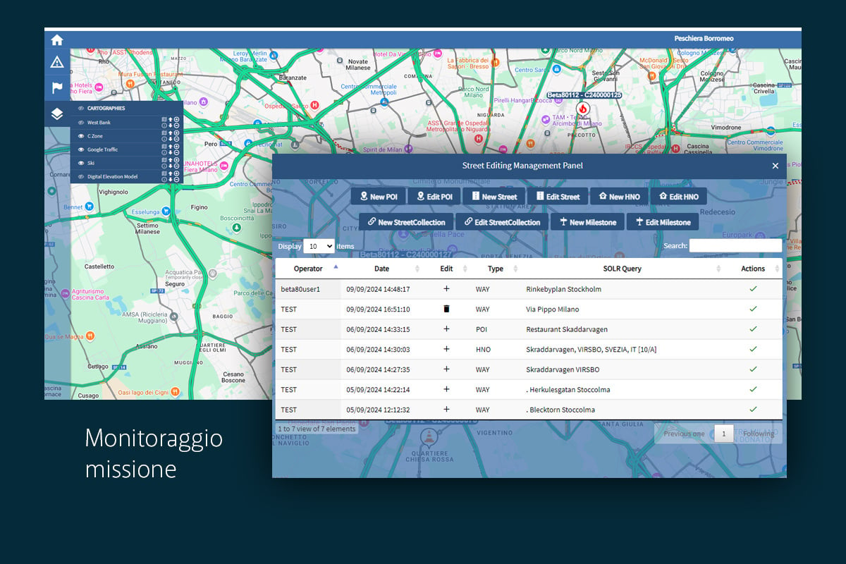 ECM_GIS_Monitoraggio missione